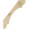 Ekena Millwork 6"W x 28"D x 36"H Olympic Rough Sawn Knee Brace, Douglas Fir BRC06X28X36OLY00RDF - alternate 4